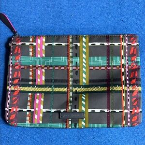 Vera Bradley Multicolor Plaid Cosmetic Bag